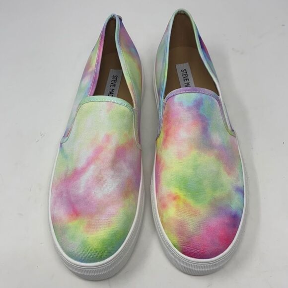 STEVE MADDEN Toshe Tie Dye Platform Sneakers - Picture 1 of 8